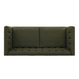 Chesterfield Sofa With Flared Arms For Living Room