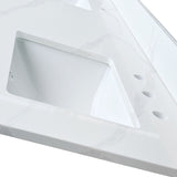 Bathroom Vanity Top With Undermount Sink, 3 Pre Drilled Holes