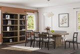 Pagosa - Upholstered Bench - English Knotty Oak / Gray