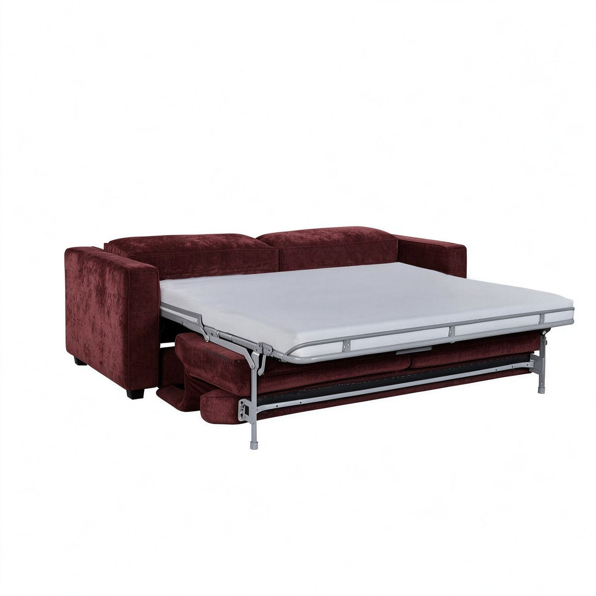2 Seater Pull Out Sofa Bed, Modern Convertible Sleeper