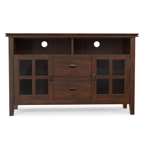 Artisan - TV Media Stand, Handcrafted - Russet Brown