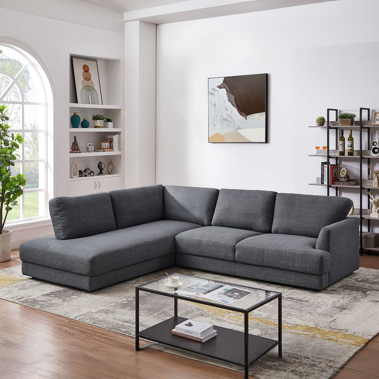 Glander - Comfortable Cozy Sectional Sofa