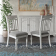 Mariano - Slat Back Dining Chairs (Set of 2) - Gray - Chair Sets - Alpine Outlets