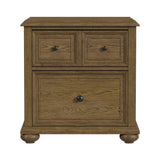 Heritage & Home - Nightstand With USBC - Oak Brown