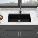 Quartz Kitchen Sink, Composite Workstation, Undermount