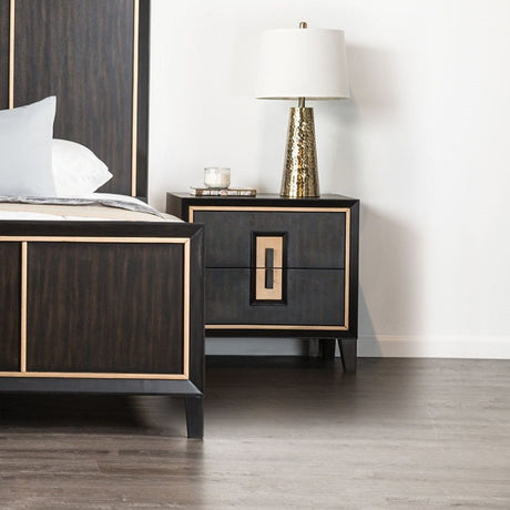 Bedside Nightstand - Espresso