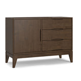 Harper - 3 Drawer Sideboard - Walnut Brown