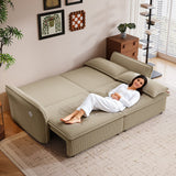 2 In 1 Convertible Sofa Bed, Multi Functional Living Room Furniture