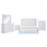 Adalid - Contemporary Bed With LED Lights