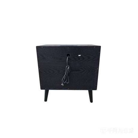 Nightstand With 1 Drawer, Bedside Table, Storage Side Table For Bedroom - Black