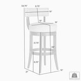 Mystic - Swivel Barstool - Brown