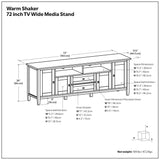 Warm Shaker - Handcrafted TV Media Stand
