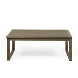 4 Person Outdoor Seating Group With Water Resistant Cushions - Dark Gray