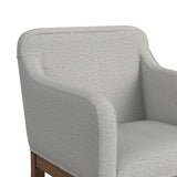Glinda - Upholstered Fabric Counter Chair (Set of 2) - Brown / Light Gray