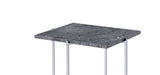 Adelae - End Table - Gray / Chrome - End Tables - Alpine Outlets