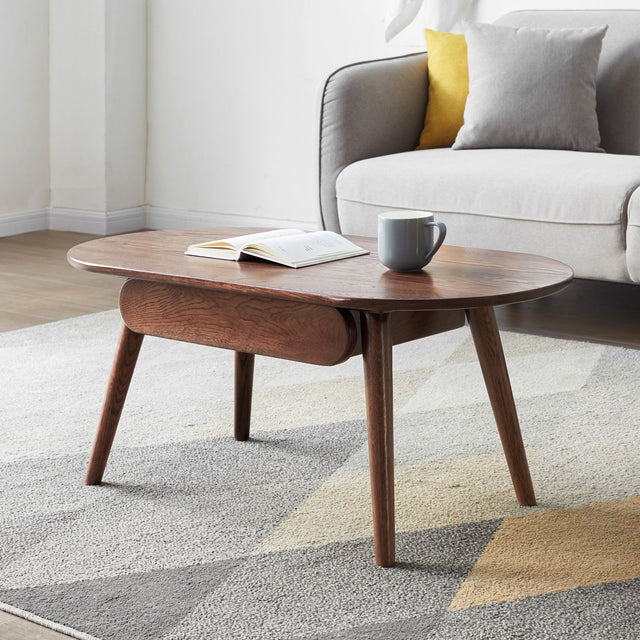 Capsule Centre Low Table With Drawers Coffee Table - Coffee Tables - Alpine Outlets