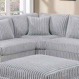 Contemporary Style Modular Sectional Sofa Set With USB, Cup Holder