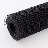 Vinyl Coated Hardware Cloth, 21 Gauge, Galvanized Steel, For Poultry Netting And Chicken Coop - Black