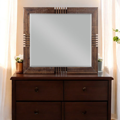 Andria - Reclaimed Mirror - Oak - Mirrors - Alpine Outlets