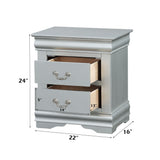 Louis Philippe III - Sleek Design Nightstand