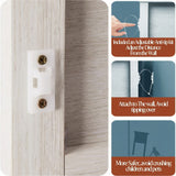 Nightstand With 2 Drawers Bedside Table
