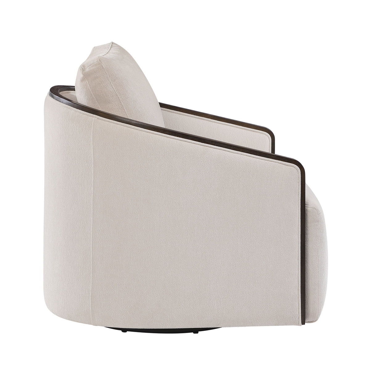Lenora - Accent Chair With Swivel - Beige