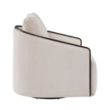 Lenora - Accent Chair With Swivel - Beige