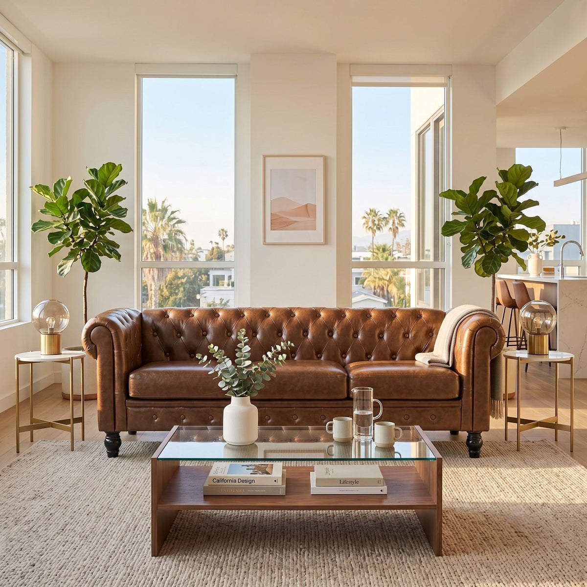 Tufted Elegant Sofa