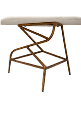 Bechamel - Coffee And End Table Set - White / Gold