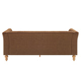 Chesterfield Sofa With Flared Arms For Living Room