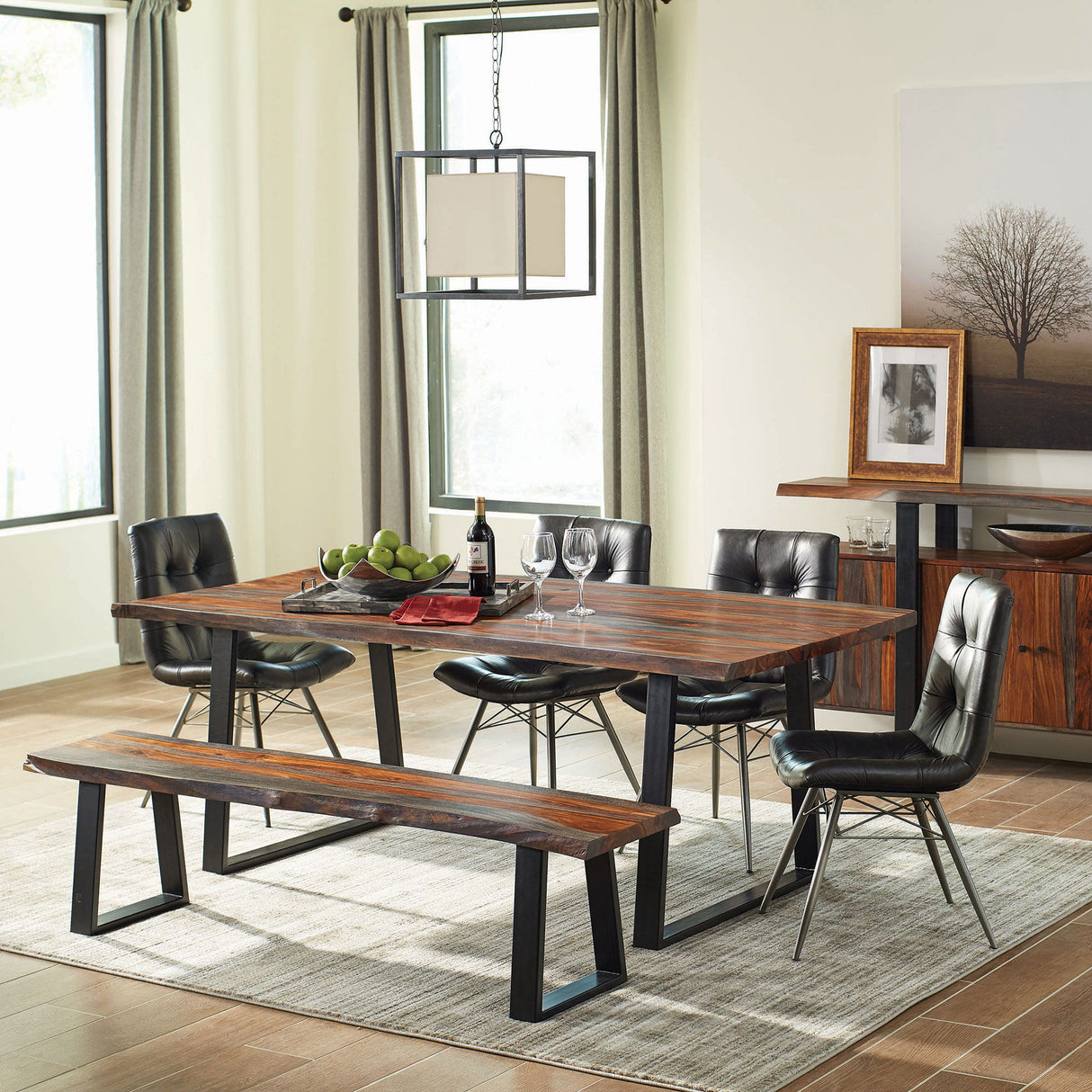 Wobegon - Rectangular Dining Table - Gray