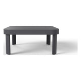 Aspen slatted aluminum side table