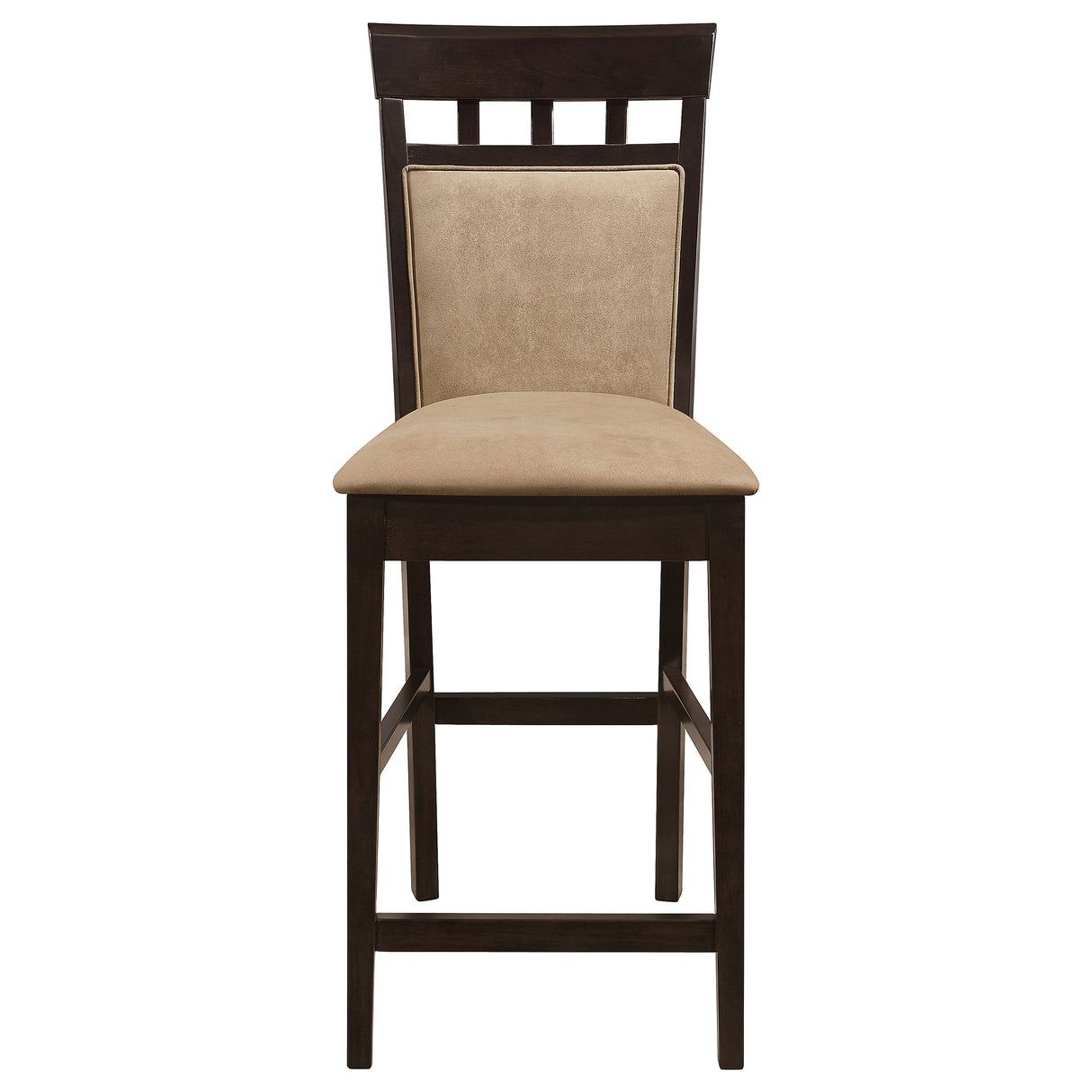 Gabriel Closed Back Counter Chair Cappuccino, Set of 2
