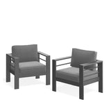 Outdoor Patio Set, All-Weather With Thick Cushions