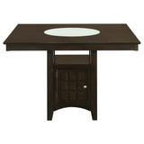 Gabriel 52-Inch Counter Height Dining Table Cappuccino