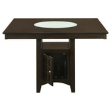 Gabriel 52-Inch Counter Height Dining Table Cappuccino