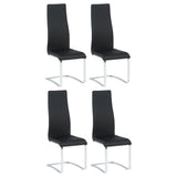 Montclair Upholstered Dining Side Chair Black, Set of 4
