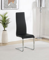 Montclair Upholstered Dining Side Chair Black, Set of 4