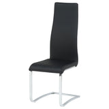 Montclair Upholstered Dining Side Chair Black, Set of 4