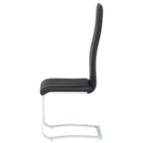 Montclair Upholstered Dining Side Chair Black, Set of 4