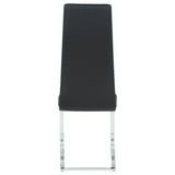 Montclair Upholstered Dining Side Chair Black, Set of 4