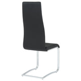 Montclair Upholstered Dining Side Chair Black, Set of 4