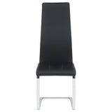 Montclair Upholstered Dining Side Chair Black, Set of 4