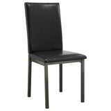 Garza 5-Piece Rectangular Dining Table Set in Grey