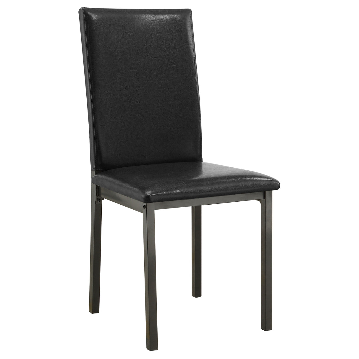 Garza Upholstered Dining Side Chair Black - Set of 2