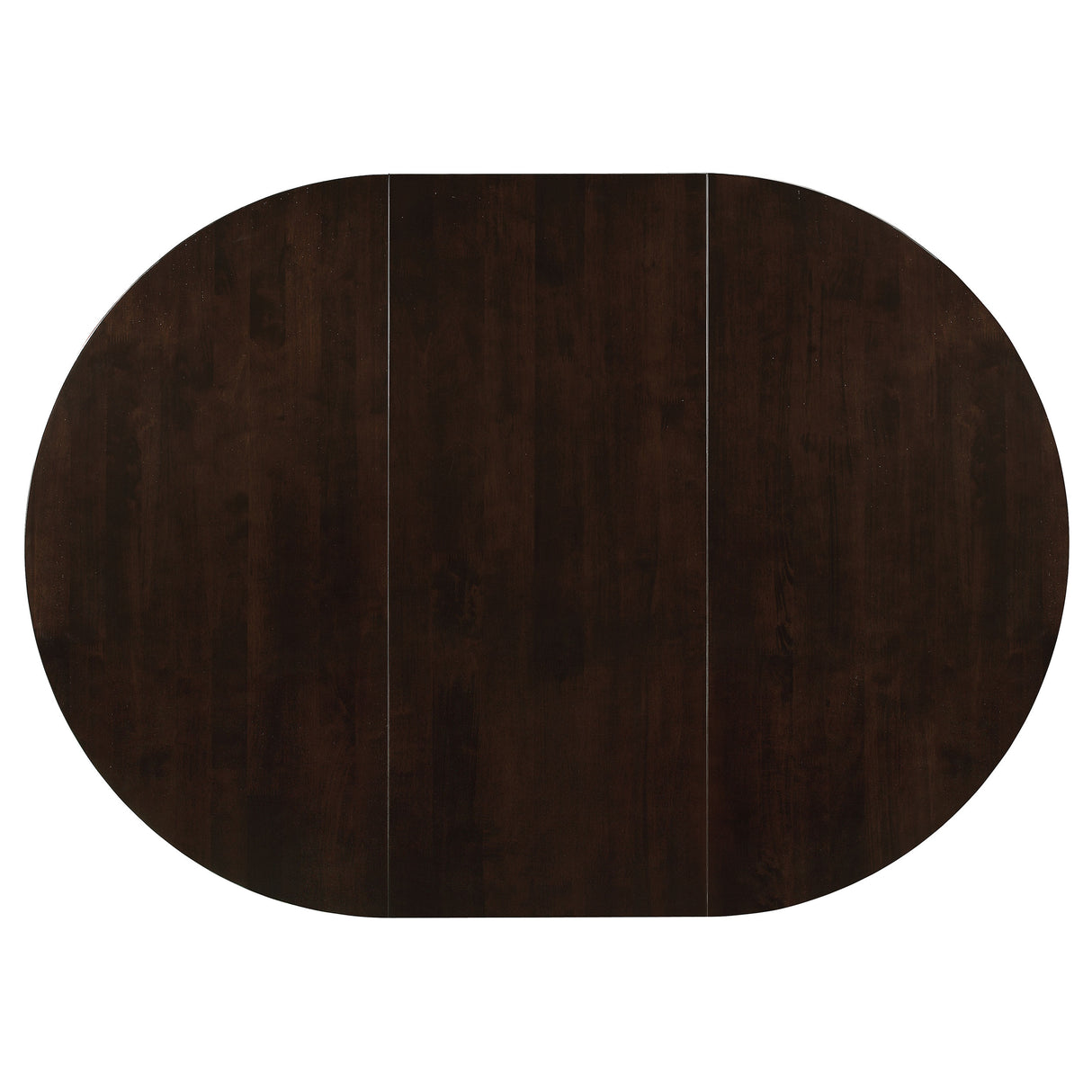 Gabriel Oval 60-inch Extension Dining Table, Cappuccino