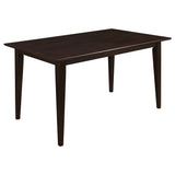 Gabriel 5-Piece Cappuccino Dining Set - 59-Inch Rectangular