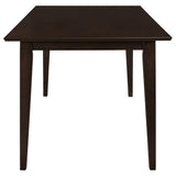 Gabriel 5-Piece Cappuccino Dining Set - 59-Inch Rectangular