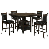 Jaden 5-Piece Square Counter Height Dining Set, Espresso