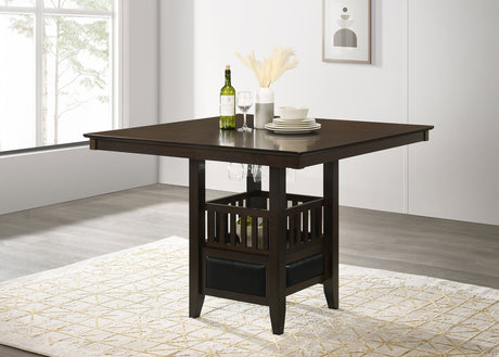 Jaden Square Counter Height Dining Table, Espresso